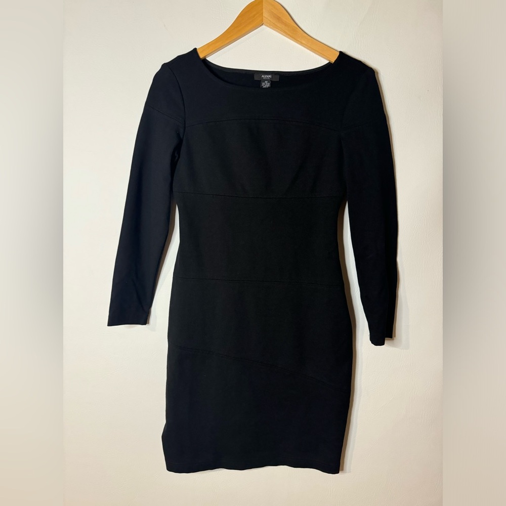 Alfani Womens Petite 4p Bodycon
Mini Dress Long Sleeve Fitted Short